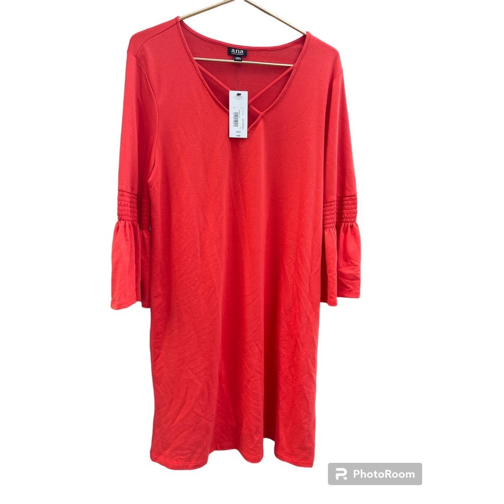 NWT‎ A.N.A. Dress in Tiger Lily SZ Large